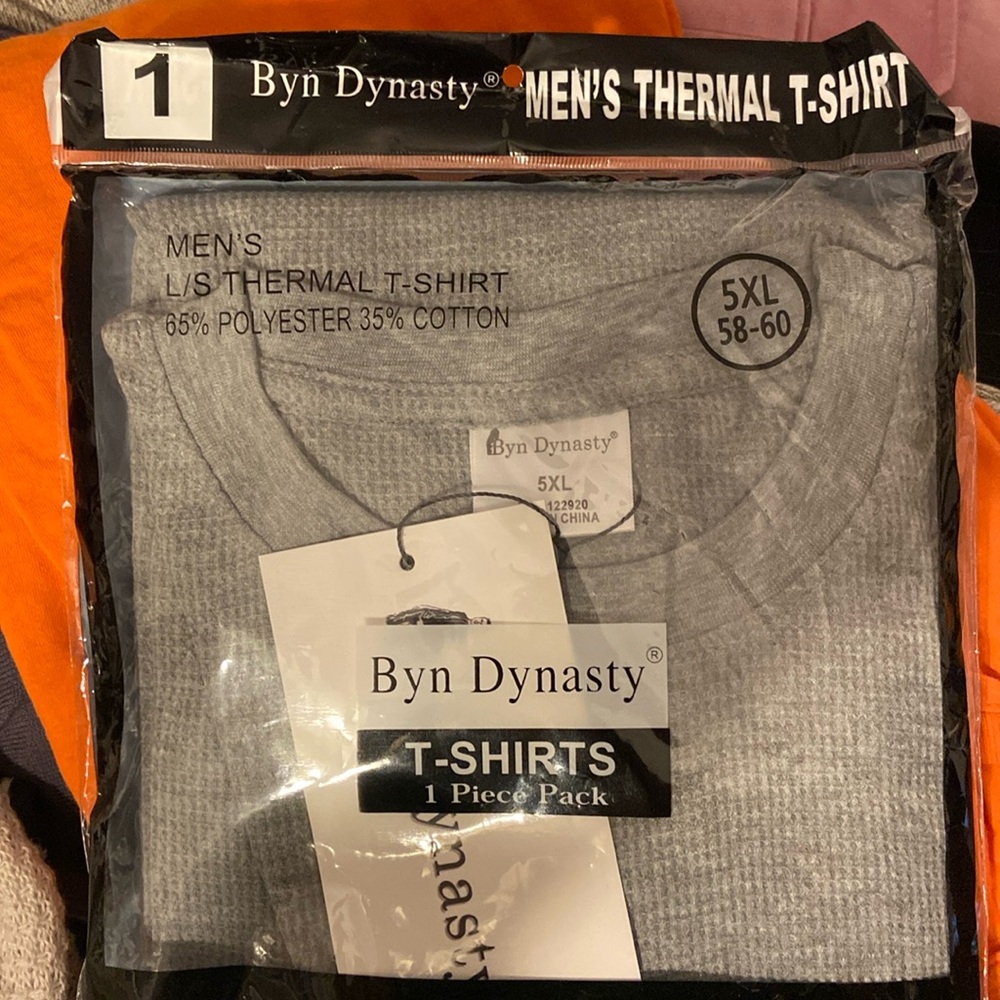 Long sleeve thermal t shirt